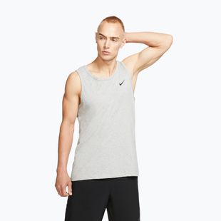 Férfi edzőpóló Nike Dri-Fit TT dark grey heather/black