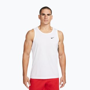 Férfi edzőpóló Nike Dri-Fit TT white/black