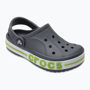 Gyerek papucs Crocs Bayaband Clog Kids charcoal
