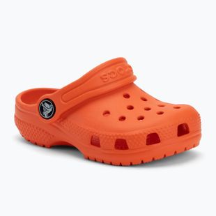 Crocs Classic Clog Kids mandarin színű flip-flopok