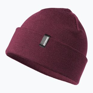 Téli sapka Atomic Alps Rolled Cuff Beanie maroon
