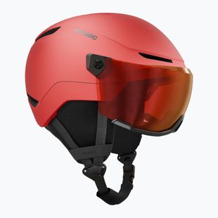 Gyerek sísisak Atomic Revent Visor Jr red/red flash
