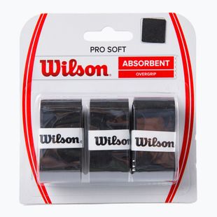 Wilson Pro Soft Tennis Overgrip fekete WRZ4040BK+