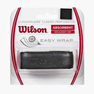 Wilson Cushion Aire Classic Perforált tenisz fogantyú Wilson Cushion Aire Classic Perforált fogantyú fekete