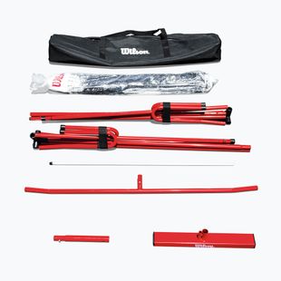 Pickleball háló Wilson Portable Pickleball Net System white/red