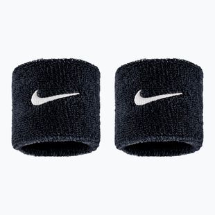 Frottír csuklópántok Nike Swoosh Classic Wristbands 2 db black/white