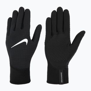Férfi Nike Therma-Fit Pacer Sphere Midweight RG futókesztyű fekete/fekete/ezüst