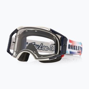 Kerékpáros szemüveg Oakley Airbrake MTB Troy Lee Designs ice white/clear