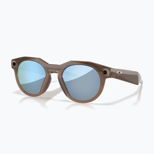 Kamerás szemüveg Oakley Meta HSTN brown smoke/prizm deep water polarized