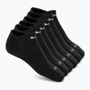 Férfi zokni Nike Everyday Plus Cushioned No Show 6 pár black/white