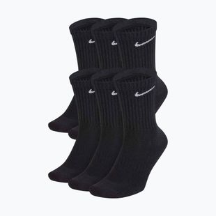 Nike Everyday Cushioned 6 pár fekete/fehér zokni