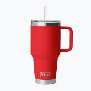 Termoszbögre YETI Rambler Straw 1000 ml rescue red