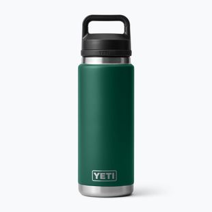 Termosz YETI Rambler Chug 760 ml black forest green