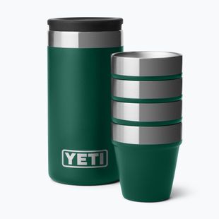 Túra poharak YETI Shot 48 ml 4 pcs. black forest green