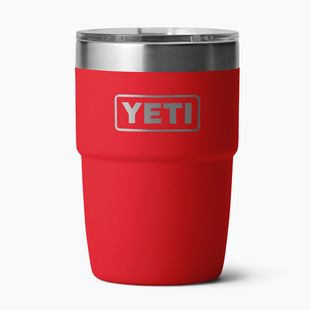 Termosz YETI Rambler Stackable 237 ml rescue red