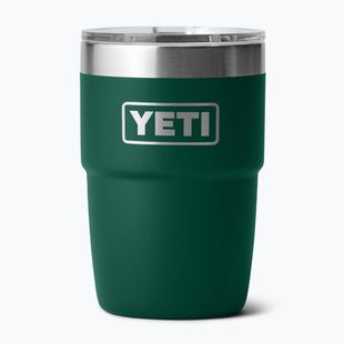 Termosz YETI Rambler Stackable 237 ml black forest green