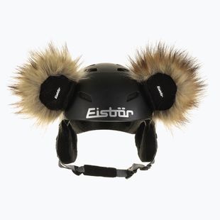 Sisakfülek Eisbar Teddy Ears black/camel