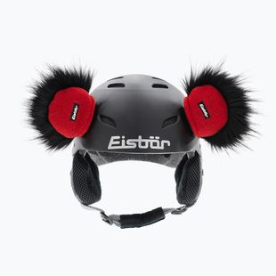 Sisakfülek Eisbar Teddy Ears black/red