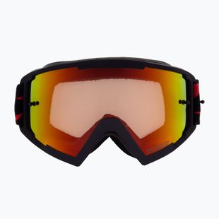 Kerékpáros szemüveg Red Bull SPECT Whip matt black/amber red mirror