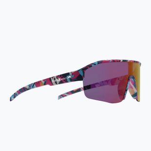 Napszemüveg Red Bull SPECT Dundee matt blue-pink pattern/smoke pink-yellow mirror