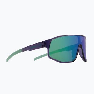 Napszemüveg Red Bull SPECT Dash dark purple/smoke with green-purple mirror