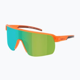 Napszemüveg Red Bull SPECT Dakota matt clear neon-orange/brown with blue-green mirr