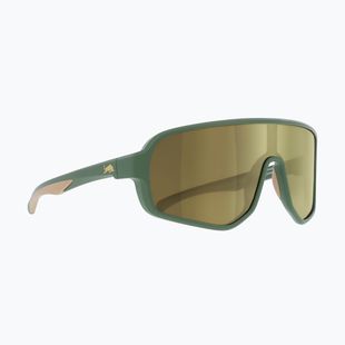 Napszemüveg Red Bull SPECT Froth matt olive/ smoke with gold mirror