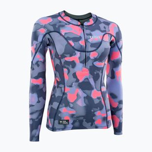 Női neoprén hosszú ujjú ION Neo Zip Top 1.5 capsule pink