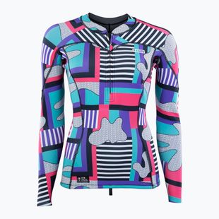 Női hosszú ujjú úszó felső ION Neo Zip Top 1.5 capsule statement