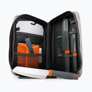 Kempingkés készlet GSI Outdoors Santoku Knife 7 pcs. grey