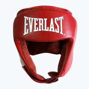 Bokszsisak Everlast amatőr versenyzői fejfedő piros
