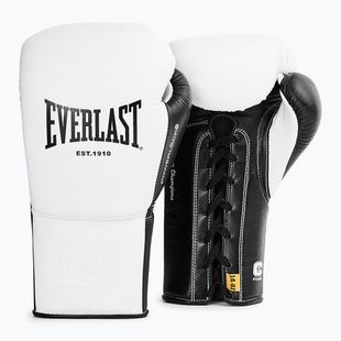 Boxkesztyű Everlast Powerlock Pro OG Laced white/black