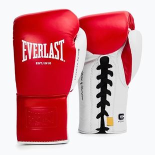 Boxkesztyű Everlast Powerlock OG Pro Fight red/white