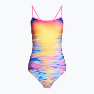 Női egyrészes fürdőruha Funkita Single Strap One Piece darkinjung sunset