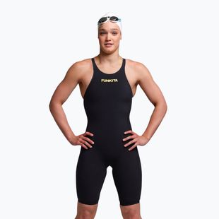 női versenyúszóruha Funkita Apex Viper Secure Kneeskin Black Attack