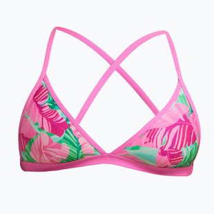 Funkita Tri Top trópusi pálma fürdőruha felső