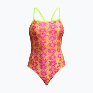 Női fürdőruha Funkita Single Strap One Piece egyrészes méreg rózsaszín
