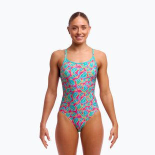 Női Funkita Diamond Back egyrészes fürdőruha Planted Pink