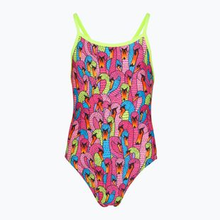 Gyerek egyrészes fürdőruha Funkita Single Strap One Piece Swan City