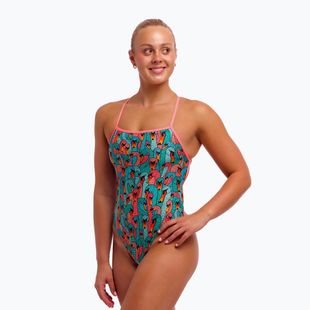Női egyrészes fürdőruha Funkita Strapped In One Piece swan see swan