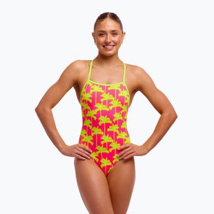 Női egyrészes fürdőruha Funkita Tie Me Tight One Piece sweet coconuts