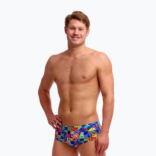 Férfi úszó boxeralsó Funky Trunks Classic Trunks board games