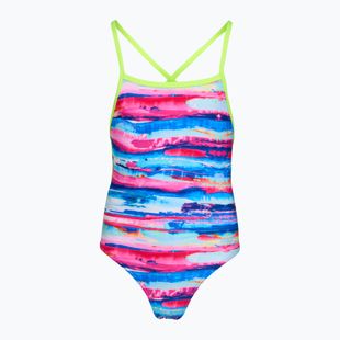 Egyrészes fürdőruha Funkita Strapped In One piece colour cutaway