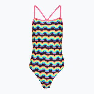 Női egyrészes fürdőruha Funkita Strapped In One piece rainbowie