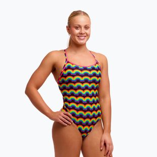 Női egyrészes fürdőruha  Funkita Diamond Secure One piece rainbowie