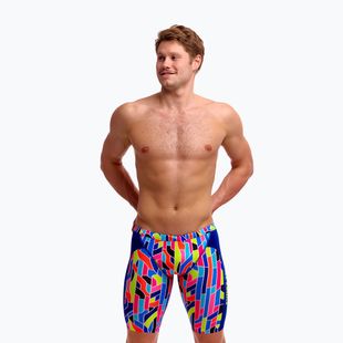 Férfi úszó jammer Funky Trunks Training Jammers fault lines
