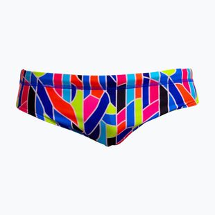 Férfi úszó slip Funky Trunks Classic Brief fault lines