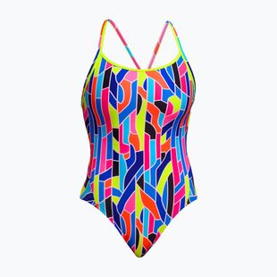 Női egyrészes fürdőruha  Funkita Diamond Back One piece fault lines