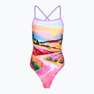 Női egyrészes fürdőruha Funkita Strapped In One piece meadow made