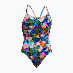 Női egyrészes fürdőruha  Funkita Diamond Back One piece palm prism